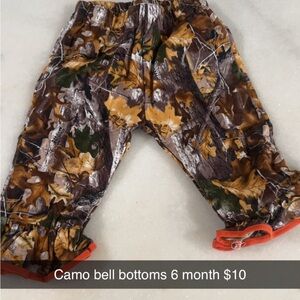 6 month camo bell bottoms